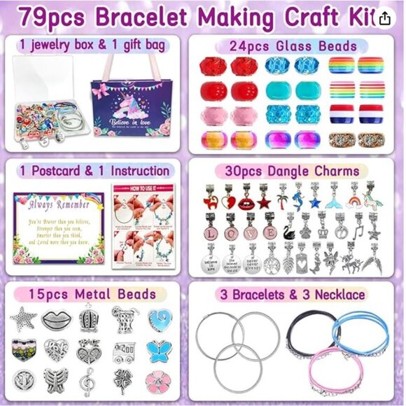 BRAND NEW! Bracelet Making Kit - Picture 1 of 7